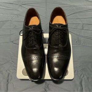 ALLEN EDMONDS “BRADY” Cap Toe Leather Oxfords Size 12 D MSRP $395 Black